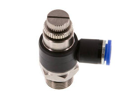 Flow Control Silencer Meter-Out Elbow 8 mm - G3/8'' Brass/PA 66
