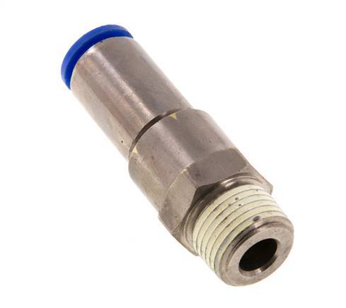12mm & R1/2'' Quick Swivel Joint Push-In-Male Threads Nickel-Plated Brass/PBT NBR Rotatable