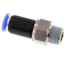 10mm & R3/8'' Swivel Joint Push-In-Male Threads Nickel-Plated Brass/PBT NBR Rotatable