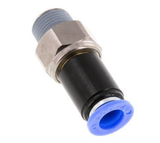 10mm & R3/8'' Swivel Joint Push-In-Male Threads Nickel-Plated Brass/PBT NBR Rotatable