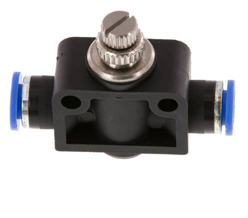 Flow Control Silencer Straight 6 mm Brass/PA 66