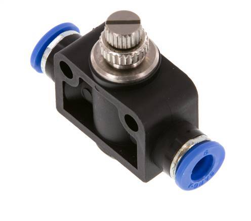 Flow Control Silencer Straight 6 mm Brass/PA 66