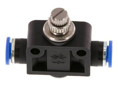 Flow Control Silencer Straight 6 mm Brass/PA 66