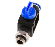 3/2-Way Shut-Off Hand Valve 10 mm - G1/4'' Plastic/Brass Thread-side venting