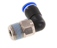 8mm & R3/8'' Elbow Swivel Joint Push-In-Male Threads Nickel-Plated Brass/PBT NBR Rotatable