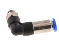 Push-In Fitting 8mm & G1/8'' Male Auto Shut-Off Elbow Brass/PBT 0-10bar (0-145psi)