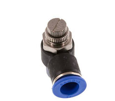 Flow Control Silencer Meter-Out Elbow 12 mm - R3/8'' Brass/PA 66