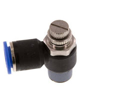 Flow Control Silencer Meter-Out Elbow 12 mm - R3/8'' Brass/PA 66