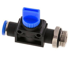 3/2-Way Shut-Off Hand Valve 8 mm - G3/8'' Plastic/Brass Tube-side venting