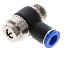 Flow Control Silencer Meter-Out Elbow 12 mm - G1/2'' Brass/PA 66 Slotted Screw