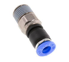 6mm & R1/4'' Swivel Joint Push-In-Male Threads Nickel-Plated Brass/PBT NBR Rotatable