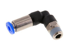 Push-In Fitting 4mm & R1/8'' Male Auto Shut-Off Elbow Brass/PBT 0-10bar (0-145psi) [2 Pieces]