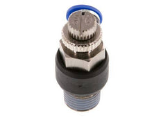 Flow Control Silencer Meter-Out Elbow 6 mm - R1/4'' Brass/PA 66