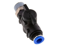 2-Way Straight Ball Valve 10 mm - R1/2'' Plastic/Brass