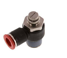 Flow Control Silencer Meter-In Elbow 12 mm - R1/2'' Brass/PA 66