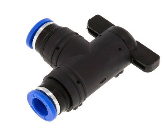 2-Way Elbow Ball Valve 8 mm Plastic/Brass