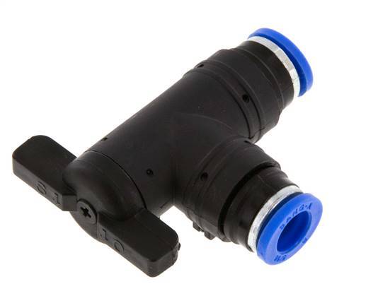 2-Way Elbow Ball Valve 8 mm Plastic/Brass