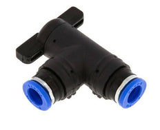 2-Way Elbow Ball Valve 8 mm Plastic/Brass