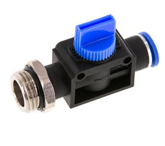 3/2-Way Shut-Off Hand Valve 10 mm - R3/8'' Plastic/Brass Thread-side venting