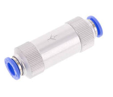 Push-In Check Valve 10mm Aluminum 0.2-10bar (3-145psi)