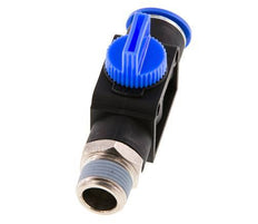 3/2-Way Shut-Off Hand Valve 12 mm - R3/8'' Plastic/Brass Thread-side venting