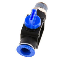 3/2-Way Shut-Off Hand Valve 12 mm - R3/8'' Plastic/Brass Thread-side venting