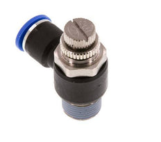 Flow Control Silencer Meter-Out Elbow 10 mm - R3/8'' Brass/PA 66