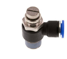 Flow Control Silencer Meter-Out Elbow 10 mm - R3/8'' Brass/PA 66