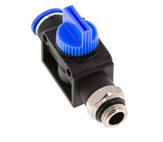 3/2-Way Shut-Off Hand Valve 10 mm - G1/4'' Plastic/Brass Tube-side venting