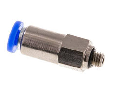Push-In Check Valve 4mm & M5 Male Brass/PBT 0.2-10bar (3-145psi) Hose-Thread