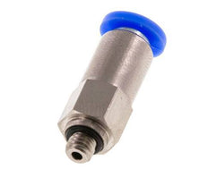 Push-In Check Valve 4mm & M5 Male Brass/PBT 0.2-10bar (3-145psi) Hose-Thread