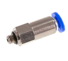 Push-In Check Valve 4mm & M5 Male Brass/PBT 0.2-10bar (3-145psi) Hose-Thread