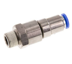 10mm & R3/8'' Quick Swivel Joint Push-In-Male Threads Nickel-Plated Brass/PBT NBR Rotatable