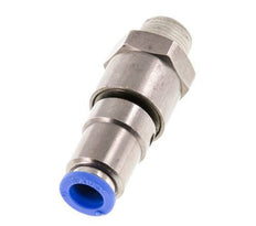 10mm & R3/8'' Quick Swivel Joint Push-In-Male Threads Nickel-Plated Brass/PBT NBR Rotatable