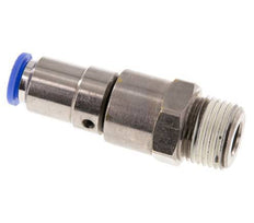10mm & R1/2'' Quick Swivel Joint Push-In-Male Threads Nickel-Plated Brass/PBT NBR Rotatable