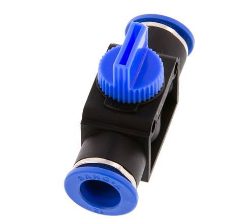 3/2-Way Shut-Off Hand Valve 12 mm Plastic/Brass