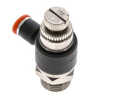 Flow Control Silencer Meter-In Elbow 6 mm - G3/8'' Brass/PA 66
