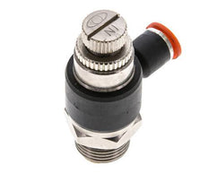 Flow Control Silencer Meter-In Elbow 6 mm - G3/8'' Brass/PA 66