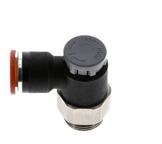 Flow Control Valve Meter-In Elbow 10 mm - G3/8'' Brass/PA 66 Locknut