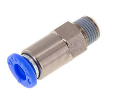 Push-In Check Valve 6mm & R1/8'' Male Brass/PBT 0.2-10bar (3-145psi) Hose-Thread