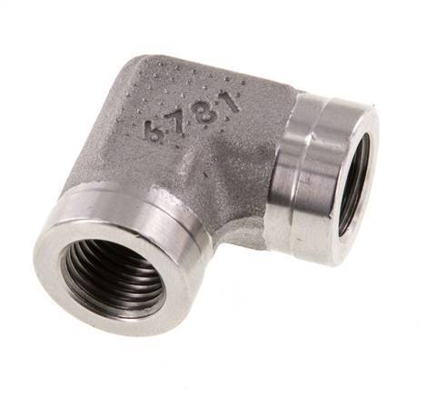 90deg Angled Fitting G1/4'' Female High Pressure Stainless Steel 350bar (4917.5psi) Hydraulic