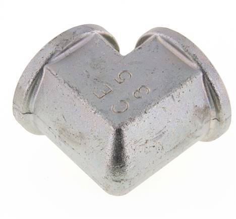 90deg Angled Fitting G1 1/2'' Female High Pressure Steel 160bar (2248.0psi) Hydraulic
