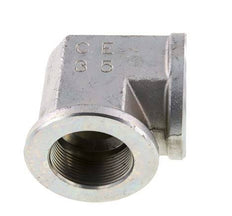 90deg Angled Fitting G1 1/2'' Female High Pressure Steel 160bar (2248.0psi) Hydraulic