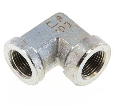 90deg Angled Fitting G3/8'' Female High Pressure Steel 250bar (3512.5psi) Hydraulic