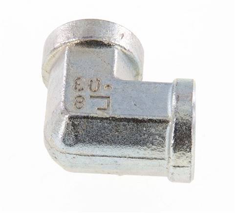 90deg Angled Fitting G3/8'' Female High Pressure Steel 250bar (3512.5psi) Hydraulic