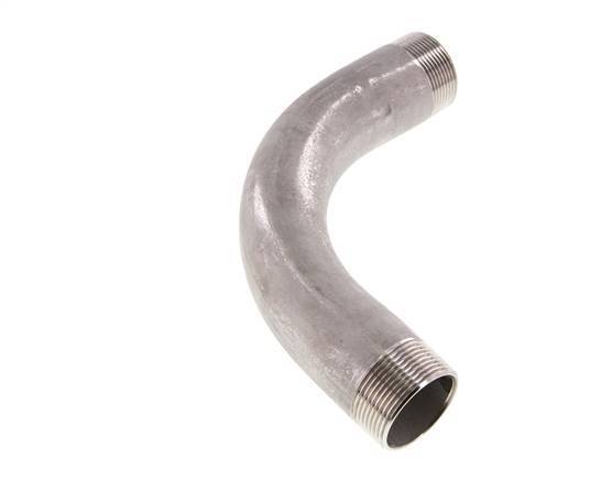 90deg Angled Pipe R1 1/2'' Stainless Steel 16bar (224.8psi)