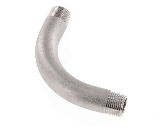 90deg Angled Pipe R3/8'' Stainless Steel 16bar (224.8psi)