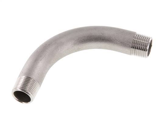 90deg Angled Pipe R3/8'' Stainless Steel 16bar (224.8psi)