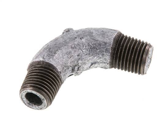 90deg Angled Pipe R1/4'' Cast Iron 25bar (351.25psi)