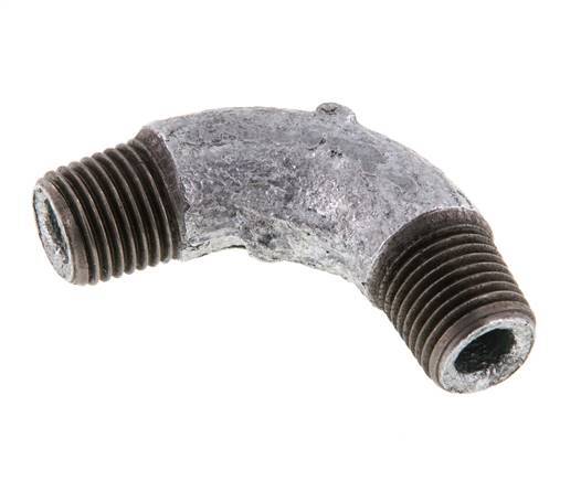 90deg Angled Pipe R1/4'' Cast Iron 25bar (351.25psi)